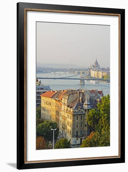 Banks of the Danube, UNESCO World Heritage Site, Budapest, Hungary, Europe-Christian Kober-Framed Photographic Print
