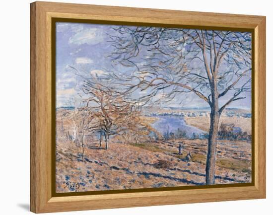 Banks of the Loing - Autumn Effect, 1881-Alfred Sisley-Framed Premier Image Canvas