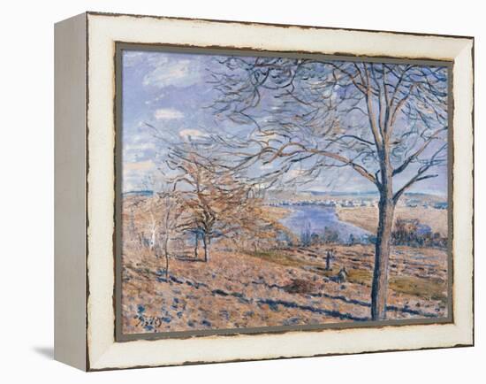 Banks of the Loing - Autumn Effect, 1881-Alfred Sisley-Framed Premier Image Canvas