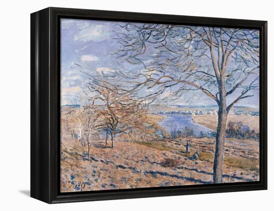 Banks of the Loing - Autumn Effect, 1881-Alfred Sisley-Framed Premier Image Canvas