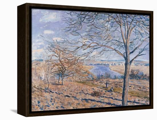 Banks of the Loing - Autumn Effect, 1881-Alfred Sisley-Framed Premier Image Canvas