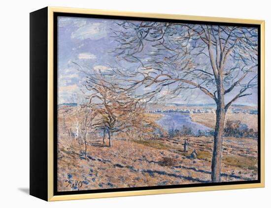 Banks of the Loing - Autumn Effect, 1881-Alfred Sisley-Framed Premier Image Canvas
