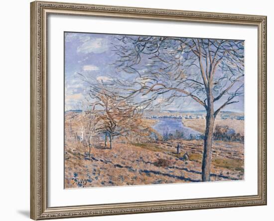 Banks of the Loing - Autumn Effect, 1881-Alfred Sisley-Framed Giclee Print