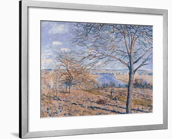 Banks of the Loing - Autumn Effect, 1881-Alfred Sisley-Framed Giclee Print