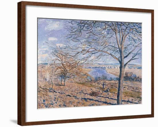 Banks of the Loing - Autumn Effect, 1881-Alfred Sisley-Framed Giclee Print