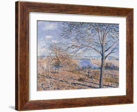 Banks of the Loing - Autumn Effect, 1881-Alfred Sisley-Framed Giclee Print