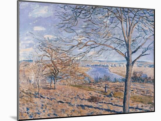 Banks of the Loing - Autumn Effect, 1881-Alfred Sisley-Mounted Giclee Print