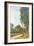 Banks of the Loing in Moret-Alfred Sisley-Framed Art Print