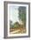 Banks of the Loing in Moret-Alfred Sisley-Framed Premium Giclee Print