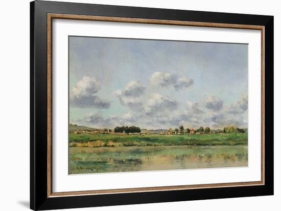 Banks of the Loing, Late 1860S-Charles-Francois Daubigny-Framed Giclee Print