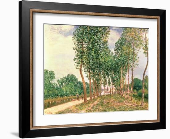 Banks of the Loing, Near Moret-Alfred Sisley-Framed Giclee Print