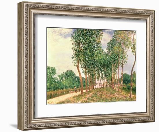 Banks of the Loing, Near Moret-Alfred Sisley-Framed Giclee Print