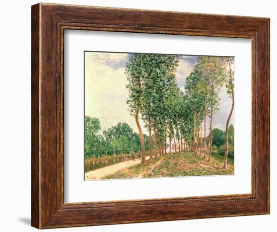 Banks of the Loing, Near Moret-Alfred Sisley-Framed Giclee Print