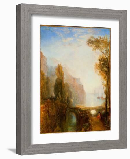 Banks of the Loire (Oil on Canvas)-Joseph Mallord William Turner-Framed Giclee Print