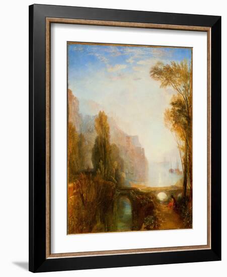 Banks of the Loire (Oil on Canvas)-Joseph Mallord William Turner-Framed Giclee Print