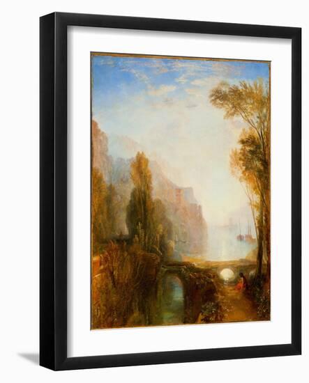 Banks of the Loire (Oil on Canvas)-Joseph Mallord William Turner-Framed Giclee Print