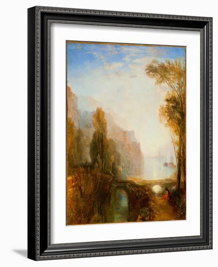 Banks of the Loire (Oil on Canvas)-Joseph Mallord William Turner-Framed Giclee Print