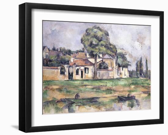 Banks of the Marne, 1888-Paul Cézanne-Framed Giclee Print