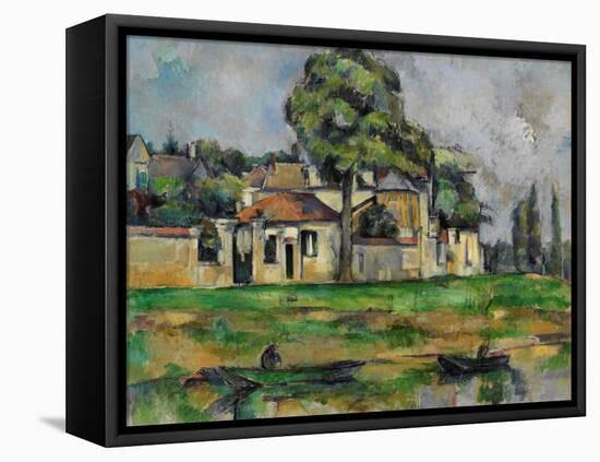 Banks of the Marne, C. 1888-Paul C?zanne-Framed Premier Image Canvas