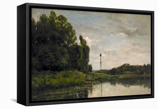 Banks of the Oise, 1863-Charles Francois Daubigny-Framed Premier Image Canvas