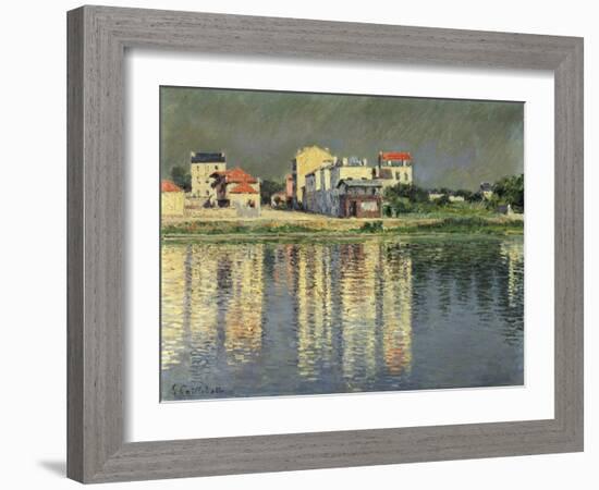 Banks of the Seine at Argenteuil, 1889-Gustave Caillebotte-Framed Giclee Print