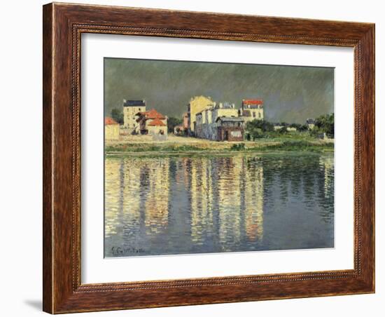 Banks of the Seine at Argenteuil, 1889-Gustave Caillebotte-Framed Giclee Print