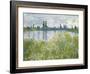 Banks of the Seine, Vetheuil, 1880-Claude Monet-Framed Giclee Print