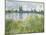 Banks of the Seine, Vetheuil, 1880-Claude Monet-Mounted Giclee Print