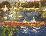 Banks of the Seine-Pierre-Auguste Renoir-Framed Textured Art