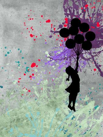 Flying Balloon Girl' Giclee Print - Banksy | Art.com