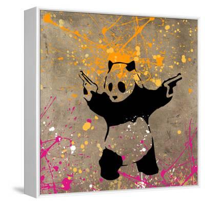 Panda with Guns' Giclee Print - Banksy | Art.com