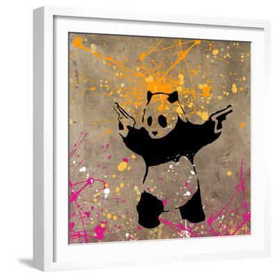 Banksy バンクシー 「PAMDA GUNS」 COA付き Amazon.com: ARTCANVAS Panda with Guns Canvas Art Print