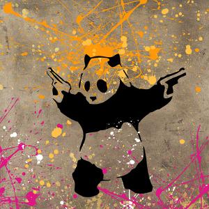 Panda with Guns by Banksy