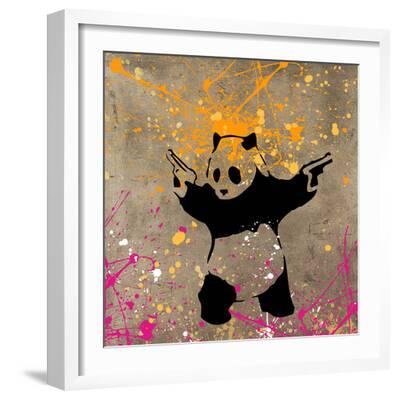 Panda with Guns' Giclee Print - Banksy | Art.com