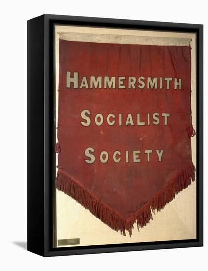 Banner of the Hammersmith Socialist Society-William Morris-Framed Premier Image Canvas