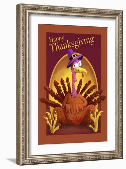 Banner Thanksgiving-Frank Harris-Framed Giclee Print