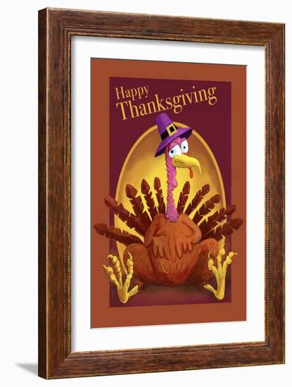 Banner Thanksgiving-Frank Harris-Framed Giclee Print