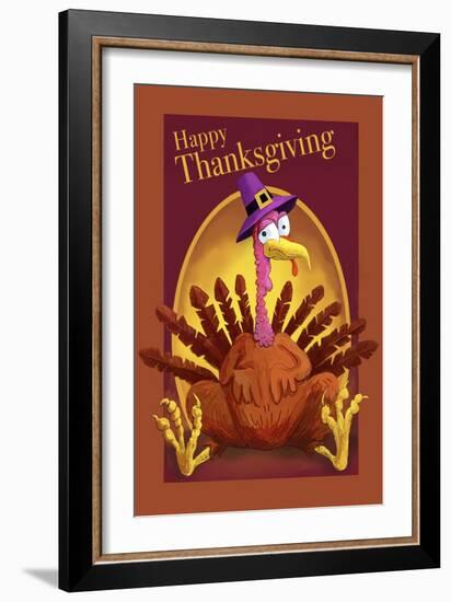 Banner Thanksgiving-Frank Harris-Framed Giclee Print