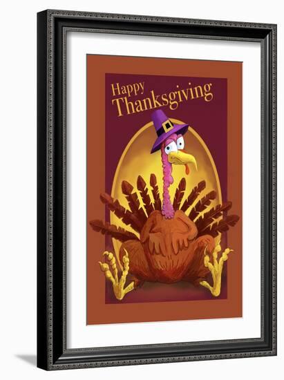 Banner Thanksgiving-Frank Harris-Framed Giclee Print