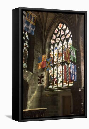 Banners of the Knights of the Order of the Thistle-Nick Servian-Framed Premier Image Canvas