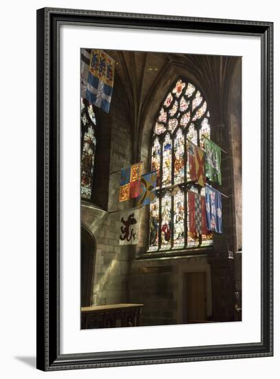 Banners of the Knights of the Order of the Thistle-Nick Servian-Framed Photographic Print