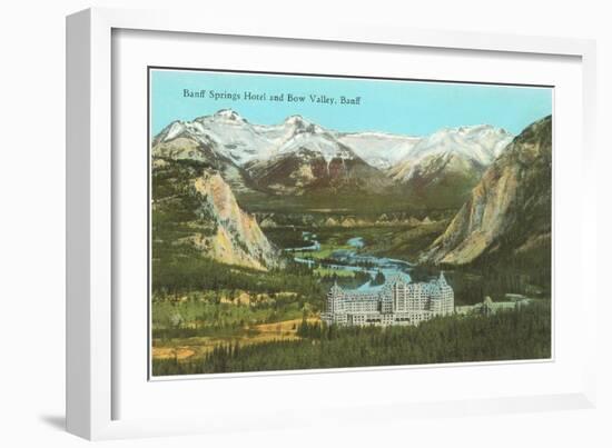 Bannff Springs Hotel-null-Framed Art Print