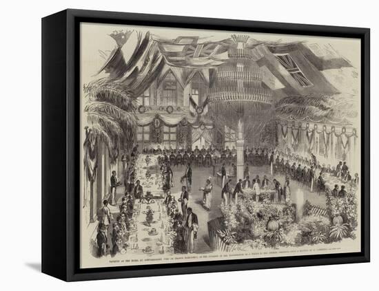 Banquet at the Hotel Du Gouvernement-William Carpenter-Framed Premier Image Canvas