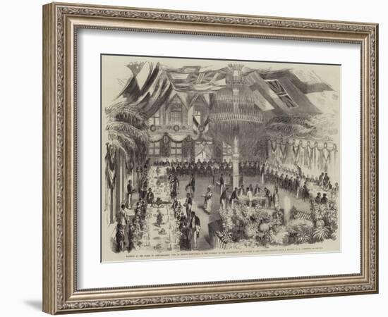 Banquet at the Hotel Du Gouvernement-William Carpenter-Framed Giclee Print