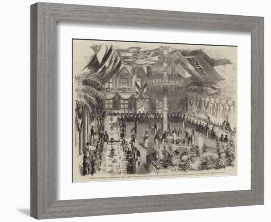 Banquet at the Hotel Du Gouvernement-William Carpenter-Framed Giclee Print