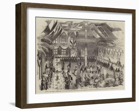 Banquet at the Hotel Du Gouvernement-William Carpenter-Framed Giclee Print