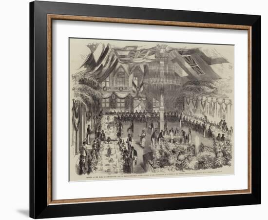 Banquet at the Hotel Du Gouvernement-William Carpenter-Framed Giclee Print