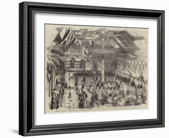 Banquet at the Hotel Du Gouvernement-William Carpenter-Framed Giclee Print