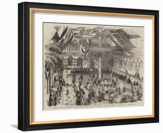 Banquet at the Hotel Du Gouvernement-William Carpenter-Framed Giclee Print