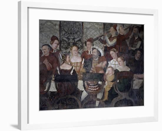 Banquet Offered by Bartolomeo Colleoni to Christian of Denmark, 16th Century-Marco Cardisco-Framed Giclee Print